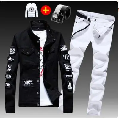 8892 black/white pants