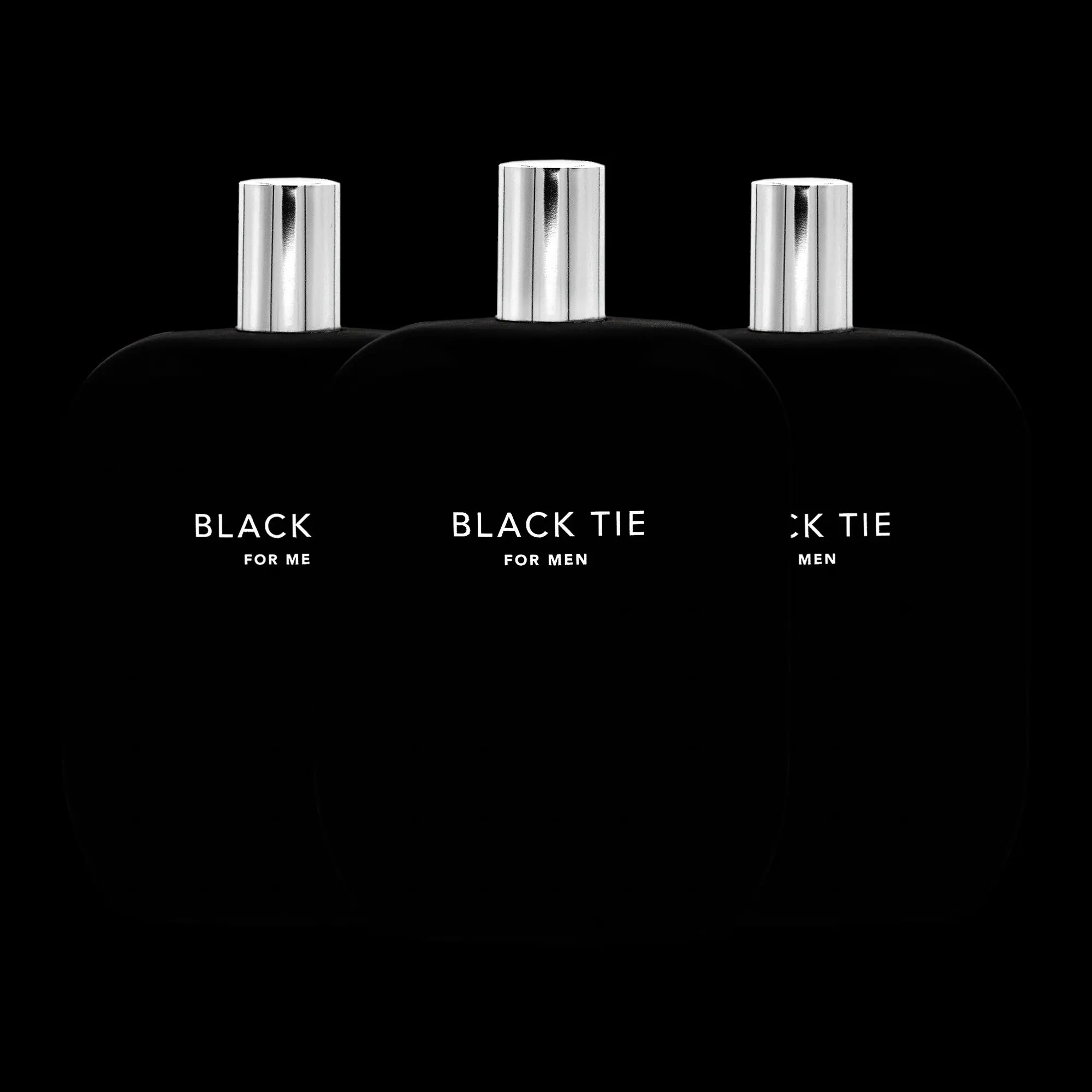 Fragrance One Super Black - Extrait de Parfum by Jeremy Fragrance (3 X 3.4oz / 100ml)