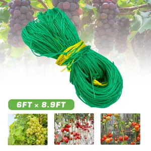Climbing plant support net (green/2.7x1.8 meters) | Special support for climbing plants | Uniform mesh, stable support | Suitable for patios/balconies/vegetable gardens/hedges