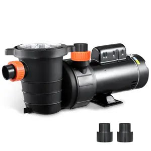 VEVOR Above Ground Pool Pump,  2HP/0.44HP, Dual Speed Swimming Pool Pump, High 118 GPM 56 ft Lift, Low 57 GPM 14 ft Lift, 110V 3450 RPM with Strainer Basket, 122°F Max Water Temp, for Hot Tubs Spas
