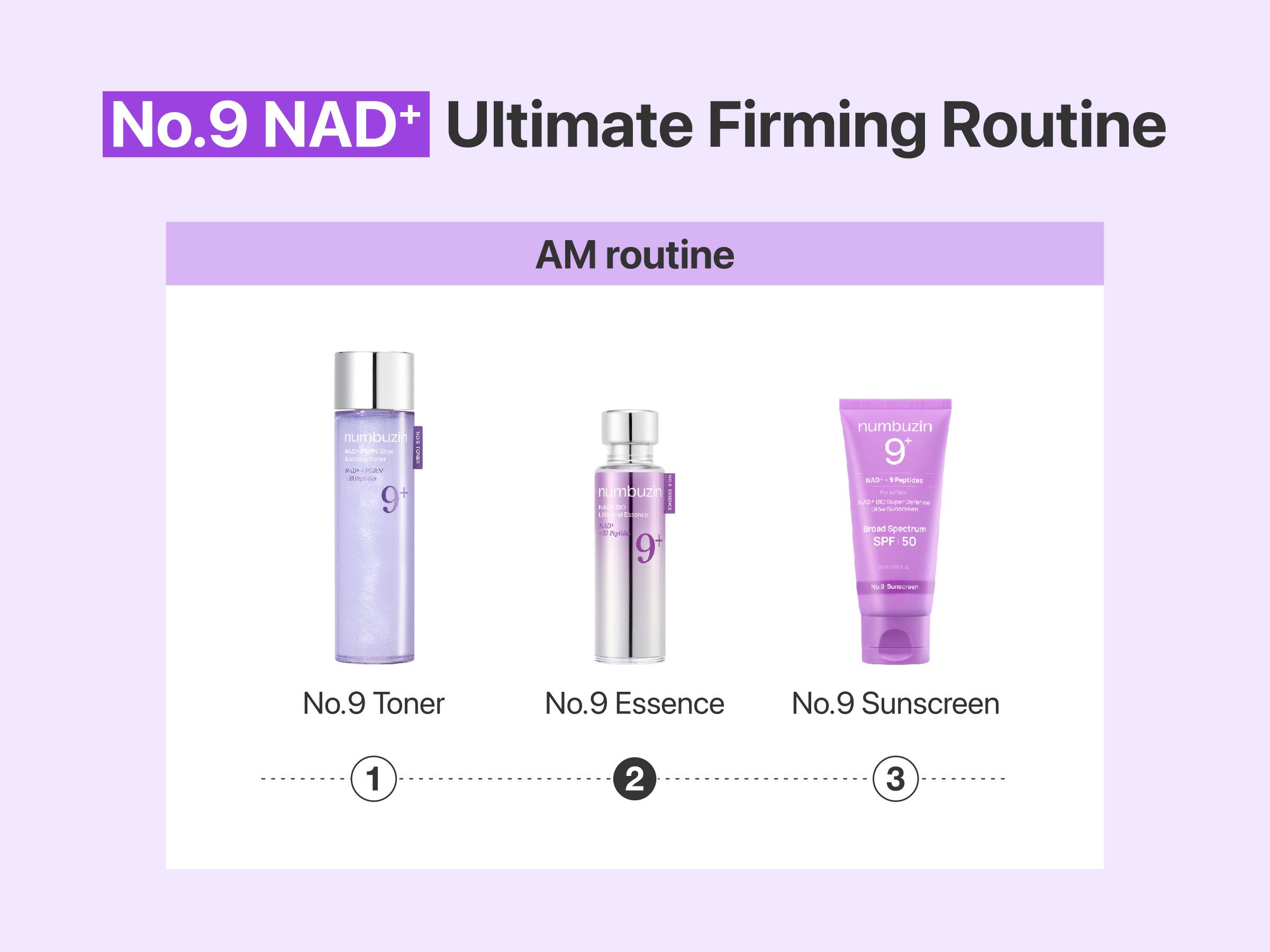 [numbuzin official shop] No.9 NAD+ Peptide Essence | NAD+ BIO Lifting-sil Essence | 1.69 fl. oz.