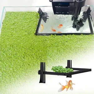Aquarium Floating  Barrier, Floating  Corral Self Adjusts to Water Level Fish Tank Fence Keeps The Floaters Away from The Filter