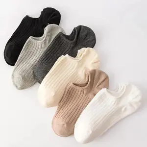 6 Pairs No Show Socks Women, Non Slip Low Cut Invisible Cotton Socks for Sneakers & Flats, Breathable Casual Thin Liner Socks with Silicone Grip Summer Outfit