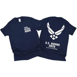 Officially Licensed Air Force Shirt - Air Force Graduation Tee - Matching Family Military Shirts - U.S. Airman Patriotic Gift | Comfort Cotton Fabric