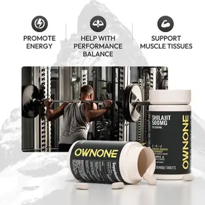 【SECOND BOTTLE HALF OFF】OXYENERGY SHILAJIT Chewable Tablets | 15000MG High Content | For Muscle,Energy,Strength | Athletic Performance Support | Pineapple Flavor | 60 Tablets