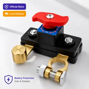 Pure Copper Battery Terminal Cut-Off Switch, for Car Truck RV Boat Yacht, Heavy Duty Circuit Breaker Switch, High Conductivity Stable Power Isolation Leakage Prevention