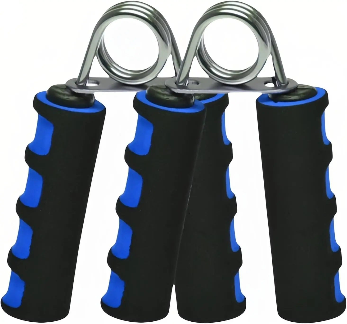Grip Strengthener Set - 2 Soft Foam Hand Exercisers for Arthritis Relief, Carpal Tunnel & Strength Training | Portable Hand Grip for Men/Women, Home/Office/Travel | Rehab, Tendonitis, Stress Relief