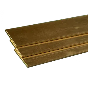 Brass Strip: 0.064" Thick x 1" Wide x 36" Long (3 Pieces)