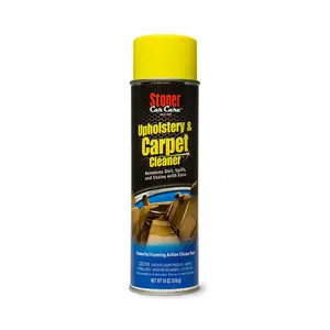 Stoner Car Care Upholstery & Carpet Cleaner 18oz Aerosol Can Powerful Foaming Action Gentle on Surfaces Easy Application