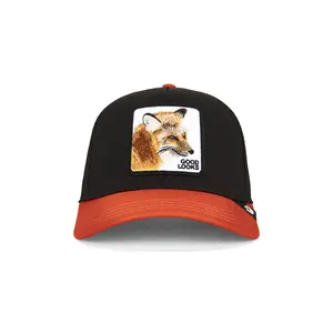 Goorin Brothers Good Looks Fox Trucker Hat in Void & Blaze