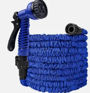 Expanding Expandable Flexible Garden Water Hose w Spray Nozzle 25, 50, 75, 100FT