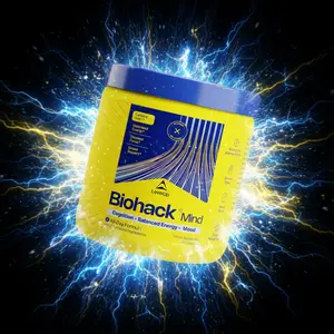 Biohack Mind by LevelUp - All-Day Energy & Focus Capsules for Mental Clarity & Focus with Alpha GPC & Lion’s Mane Extract 20:1 - Brain Booster