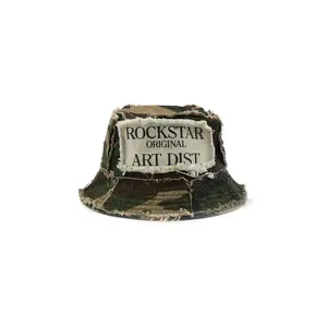 Ivo Faded Camo Patchwork Bucket Hat