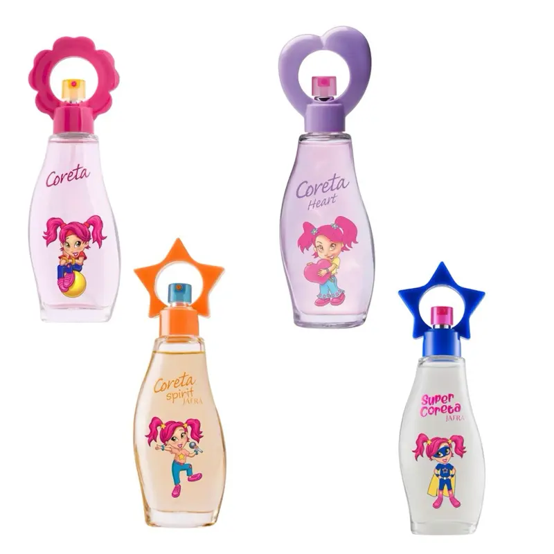 Jafra CORETA Various duos available for girls 1.7 Fl Oz x each in glass bottle and box