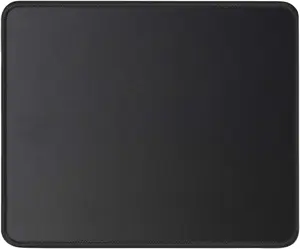 JIKIOU Mouse Pad with Non-Slip Rubber Base, Premium-Textured & Washable Computer Mousepad with Stitched Edges, Mouse Pads for Computers, Laptop, Gaming, Office & Home, 10.2 X 8.3 In, Black