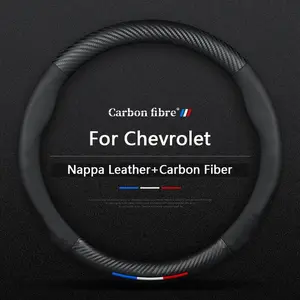 For Chevrolet Aveo Bolt Onix Cruze Spark Cavalier Colorado Lacetti Trailblazer Silverado Tahoe Traverse Car Steering Wheel Cover