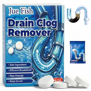 Buy 2 Get free laundry & color catcher sheets(Value $20). Multi-Functional Pipe Cleaner Tablets, For Washing Machines, Sewers & Septic Tanks, Toilets, Bathroom / Eaves / Drains, Clog remover, odor eliminator, descaling deodorizer, Drain Cleaner