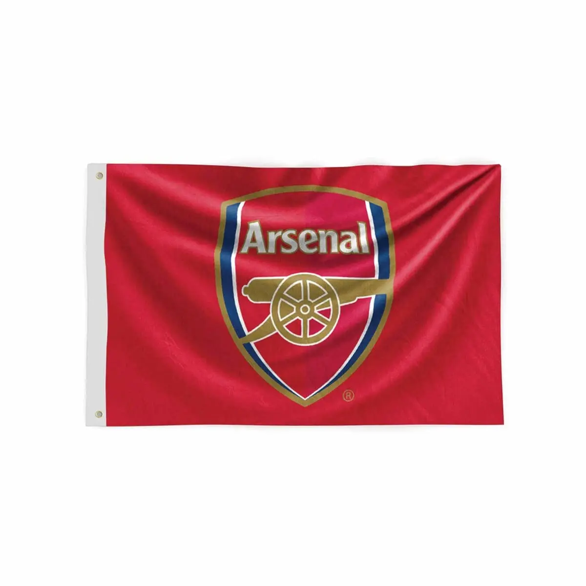 Arsenal FC Team Logo Red Large Banner (60x90 cm/2x3 ft) - Lightweight, Fade-Resistant Polyester Flag, Sports Collectible for Decoration, UCL & EPL Fan Use