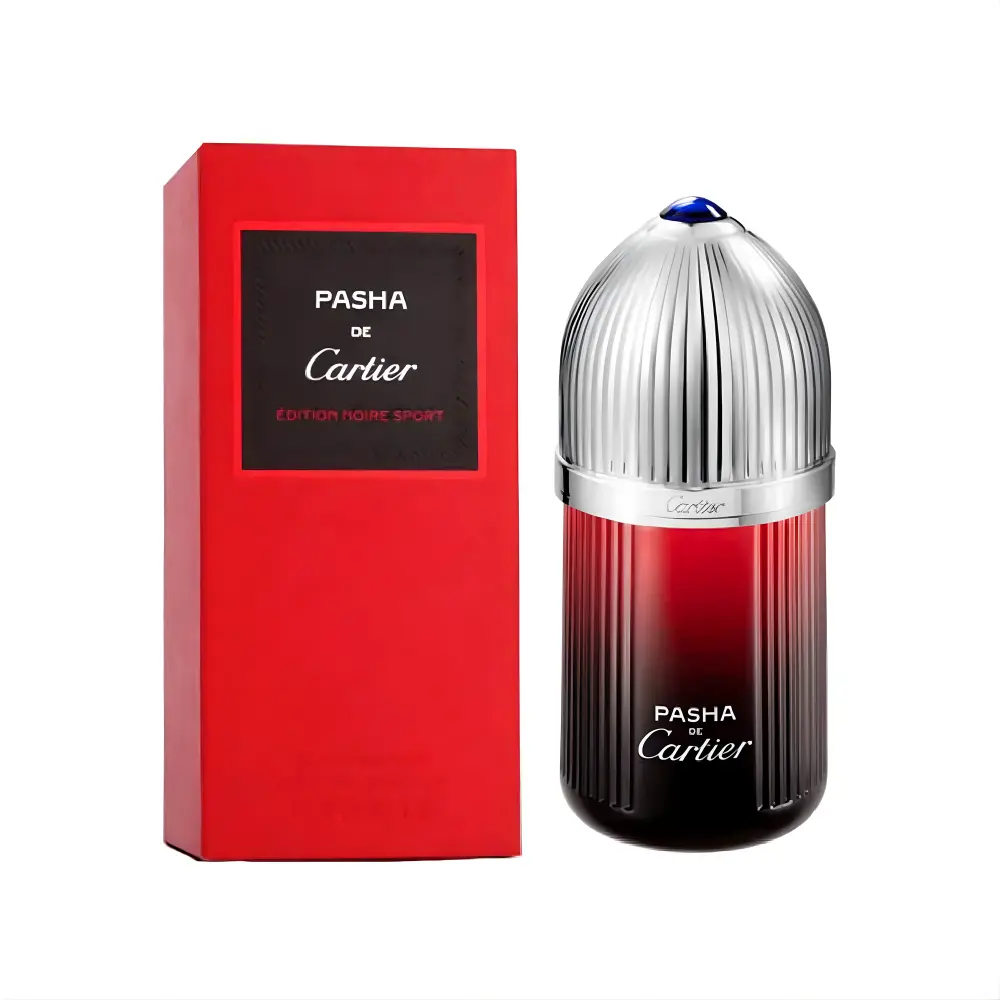 Pasha de Cartier Edition Noire Sport Eau de Toilette - 3.4 fl oz Men's Fragrance, Fresh Citrus-Woody Scent, Daily Wear, Single Box