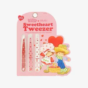 STRAWBERRY SHORTCAKE 3PC PRINTED TWEEZER SET