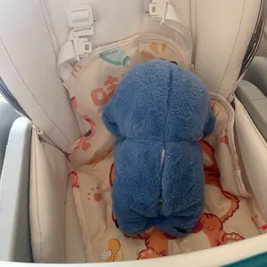 This breathing plush toy accessory with realistic breathing effect, lighting and music functions can help relieve anxiety and is an ideal companion for sleep. Christmas gift