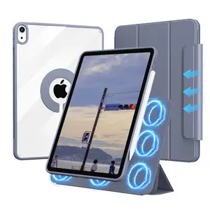 Kenke Case with Powerful Magnetic Attachment Slim Trifold Stand Detachable for Independent Use for iPad 11th Gen 11" (A16) 2025, iPad 10th Gen 2022, iPad Air 11" M3/M2 7th/6th Gen, iPad Air 5th/4th Gen 10.9" 2022/2020, iPad 7th/8th/9th Gen 10.2"