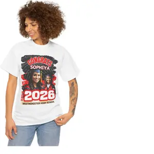 Personalized Sophiya Senior 2026 Photo Shirt, Custom Graduate Collage Tee with Name Pictures, High School Graduation Gift, Proud Family Grad Top