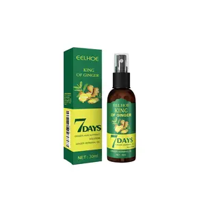 2PSC EELHOE Ginger Hair Spray (30ml Box) Moisturizing Hair And Scalp Massage Care For Shining, Smooth And Soft Hair Spray