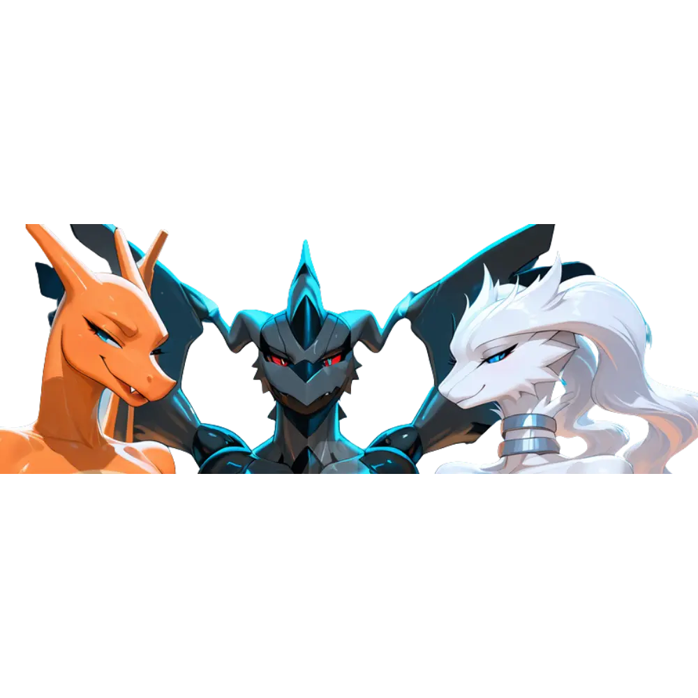 Legendary Dragon Trio Vinyl Sticker, Epic Fantasy Creature Art Decal, Elemental Battle Inspired Design, Glossy Finish, Laptop Car Water Bottle Decor