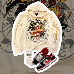 Ed Hardy Men's Hoodie, Perfect for Sweaters & Menswear …………………………………………………………………………… Tops Man Pullover Long Sleeve