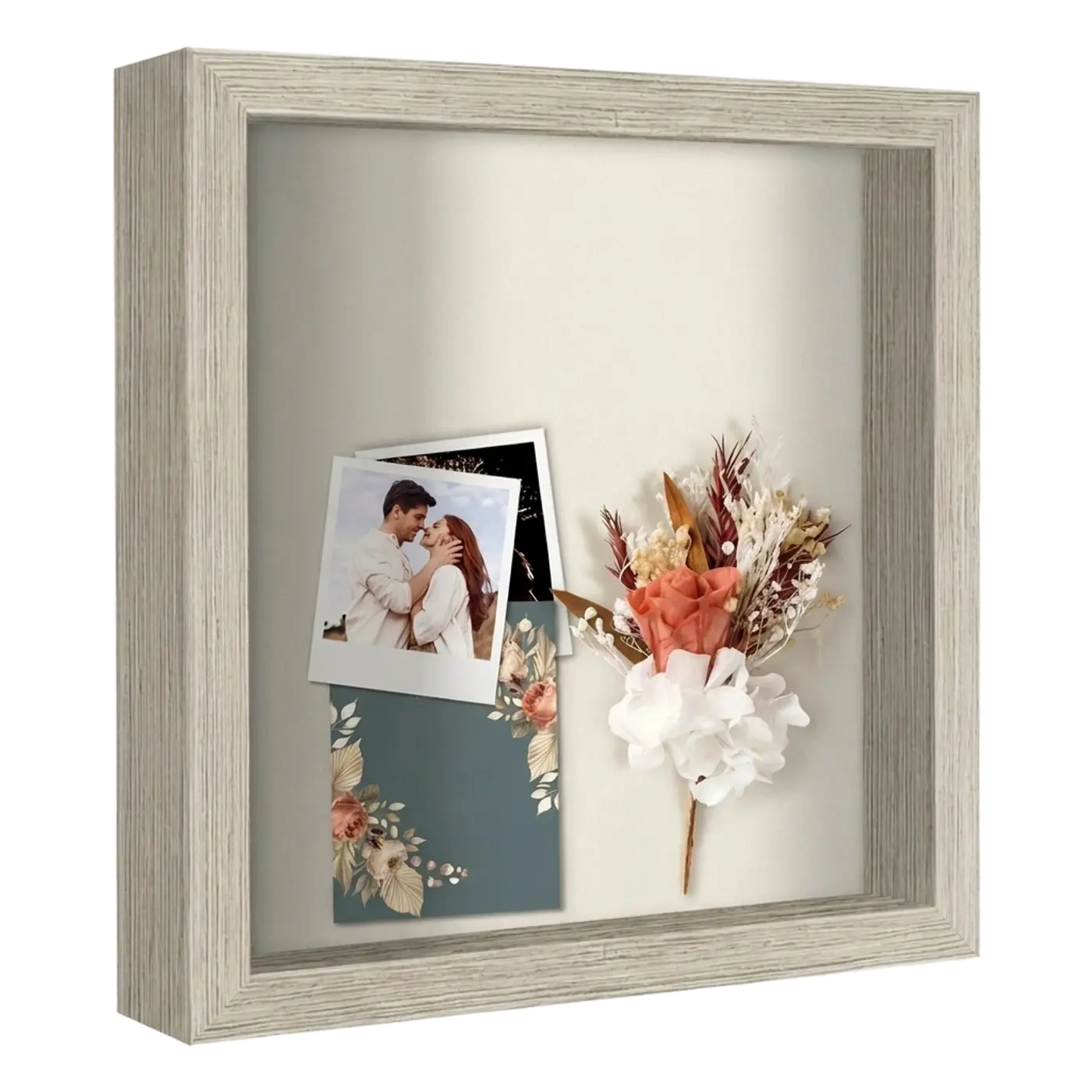 Silhouette Unmatted Engineered Wood Keepsake Shadow Box