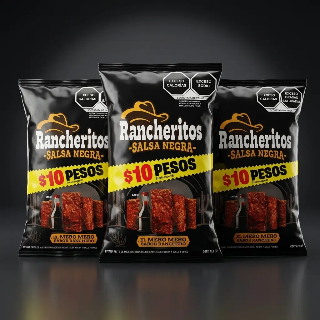 Rancheritos Salsa Negra Crunchy Limited Time