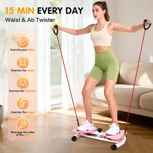 Premium Waist Twisting Disc, 300LBS Load Capacity, Home Core Slimming Machine, Anti-Slip & Noiseless Fitness Equipment, Stepping Machine