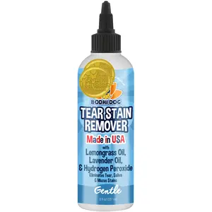 Bodhi Dog Tear Stain Remover | Removes Dog & Cats Tears, Saliva & Mucus Stains | Safe Gentle Solution for Fur and Delicate Coats | Made in USA Removal