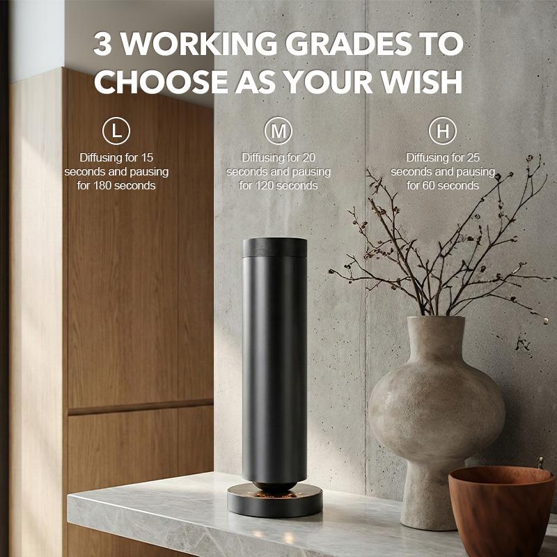 Waterless Scent Diffuser Starter Kit - Suitable for Home and Hotel Series Air Diffuser, 800 Square Inches of Coverage, Remote Control