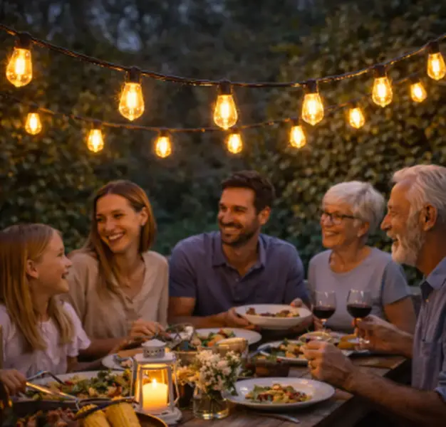 【GLEAM】100FT Solar String Lights, Light Sensor Activated (Day Charge/Night Auto On), Waterproof & Shatterproof, 8 Modes with Dusk to Dawn and Dimmable, Great for Patio, Porch, or Garden