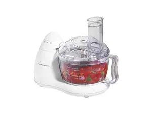 Hamilton Beach 8-Cup Food Processor with 2 Speeds plus Pulse, White (MODEL: 70450)