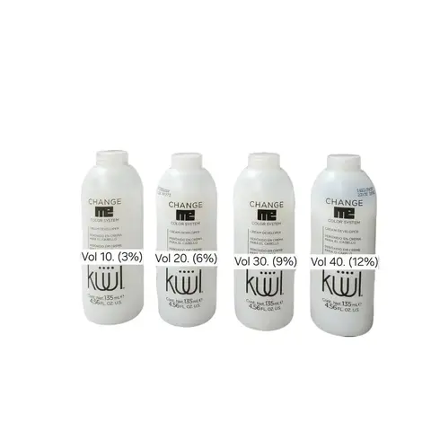 KUUL Professional Peroxide Haircare Cream (135ml) - Salon-Grade Hair Dye Mixer, Dye Mixes Easily, 10-40 Volumes, Balayage & Highlighted Hair Use, Color Protection, Durability Provides Uniform & Lasting Results