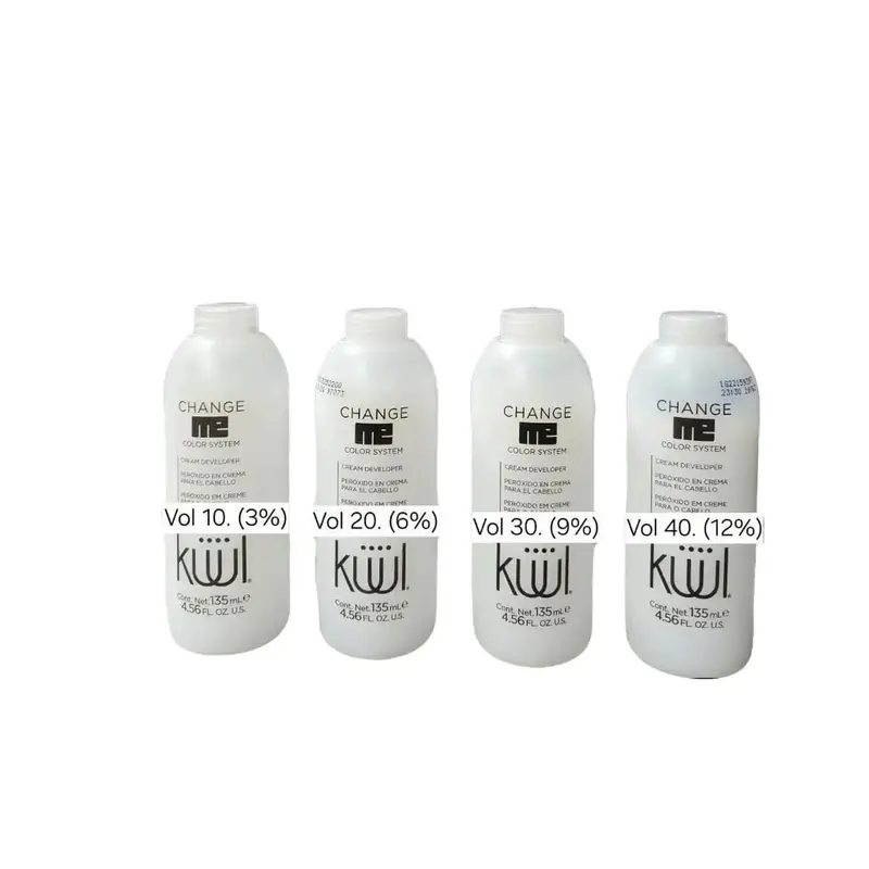 KUUL Professional Peroxide Haircare Cream (135ml) - Salon-Grade Hair Dye Mixer, Dye Mixes Easily, 10-40 Volumes, Balayage & Highlighted Hair Use, Color Protection, Durability Provides Uniform & Lasting Results