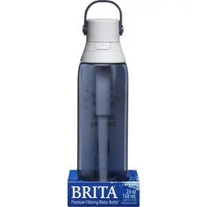 BRITA 26oz Premium BPA-Free Portable Filtered Tumbler - Outdoor Sports Water Bottle, Night Sky Color, Bottled Water Alternative