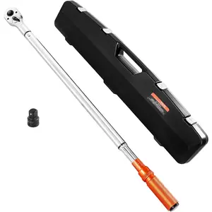 VEVOR 3/4 Inch Drive Torque Wrench 100-600fFT.LB/136-814Nm, 1 Inch Adapter, Split Beam, 48'' Length, less effort for Off-road Equipment,Truck,Motor Homes & Drilling Platform