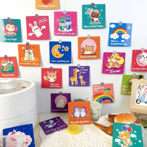 60 Pcs Lunch Box Notes with Inspirational Words, Cute, Fun and Engaging Positive Motivational Lunchbox Note Cards for Kids Boys Girls, Positive Message Card, Encouraging Notes