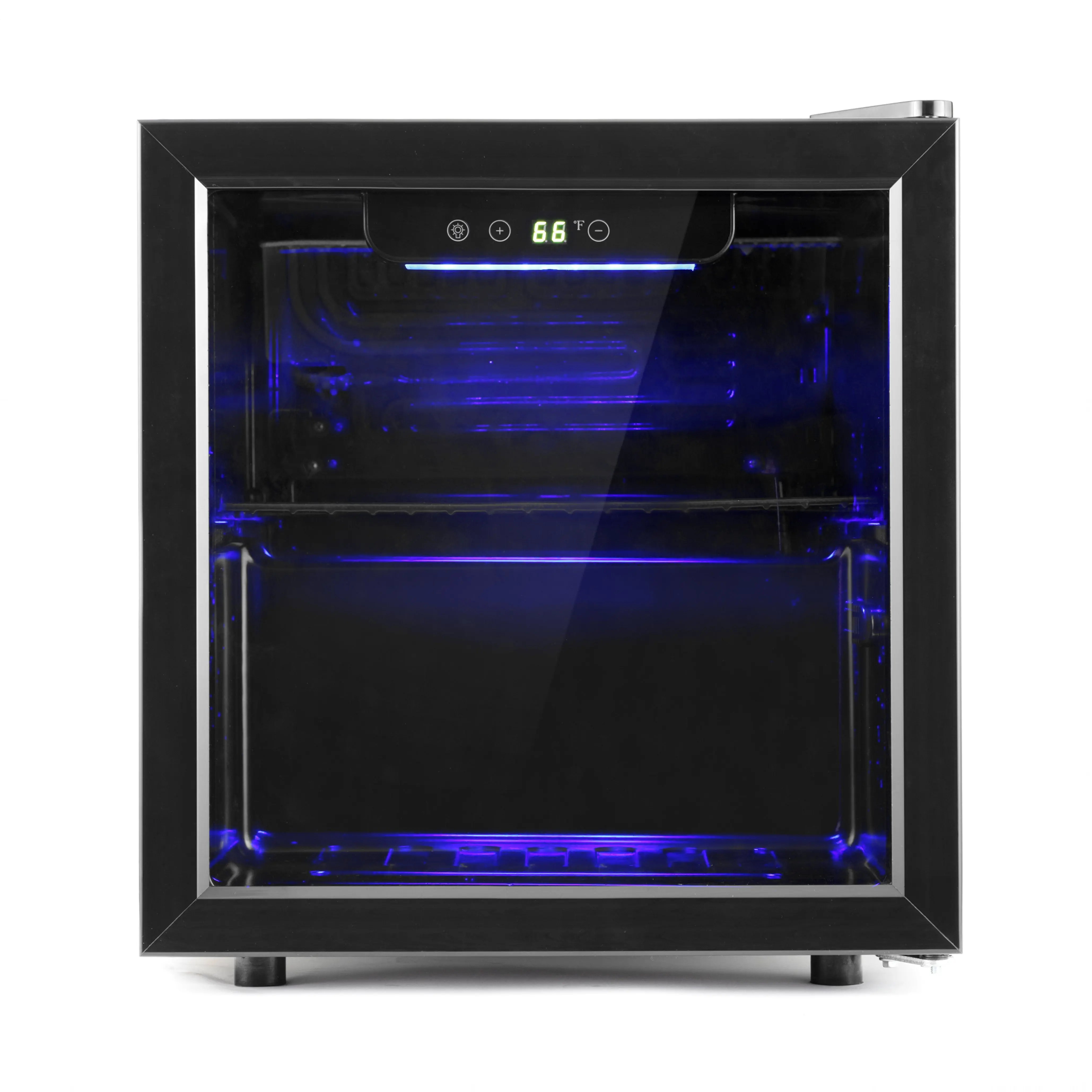 Antarctic Star 1.3 cu ft Beverage Refrigerator and Cooler, Mini Fridge with Organizer Shelf Single Zone 40°F-61°F LED Lighting Quiet Cooling System for Kitchens & Bars - Household Appliances