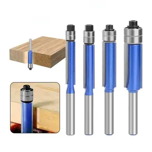 4-Piece Deburring and Polishing Tool Dual Bearing Trimming Tool Set 1/2-Inch Woodworking Hole Saw Set with Speed Steel cordless power tool Diamond Ceramic Tile Grinding Disc