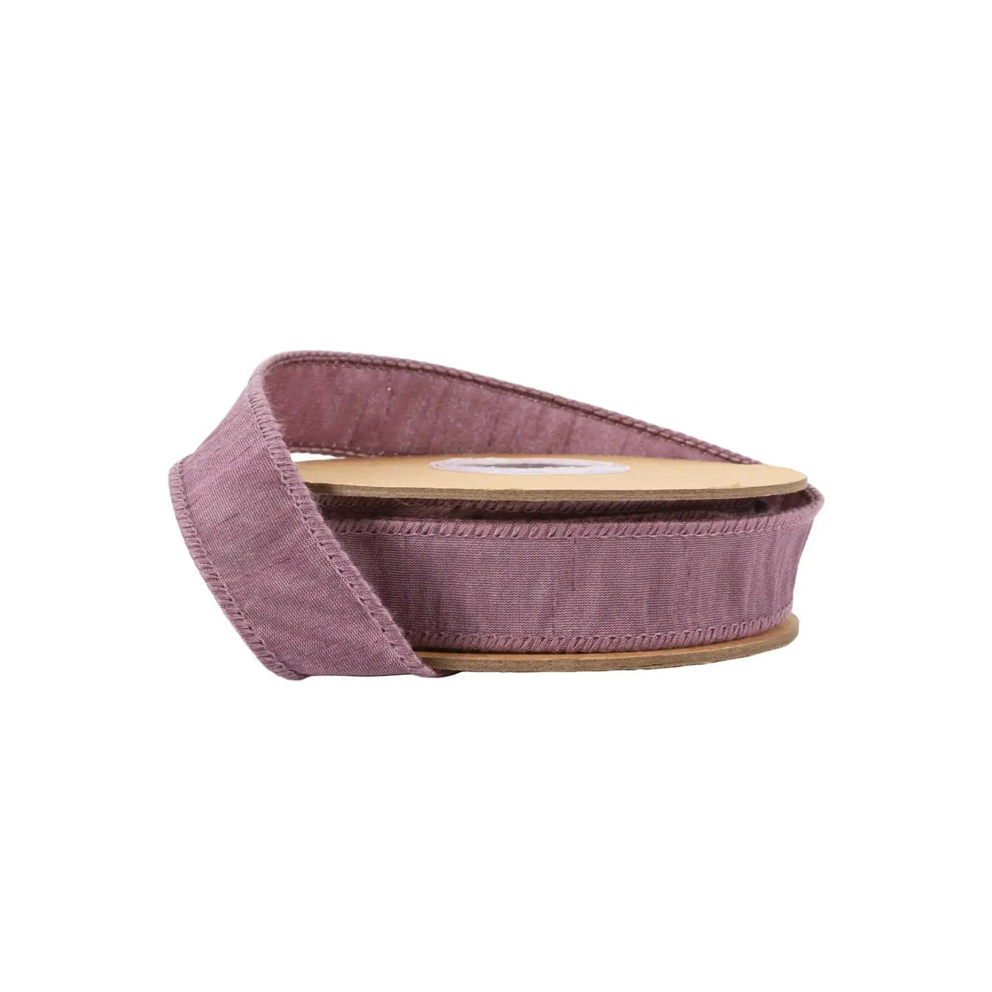 1" Wired Dupioni Ribbon | 10 Yards | Amethyst