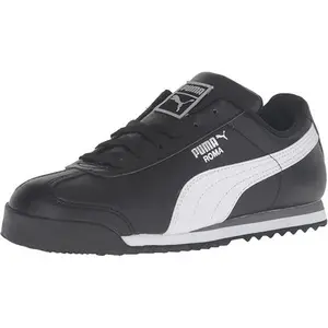 Youth Puma Roma Basic JR Black-White-Puma Silver (354259 01) (GS)