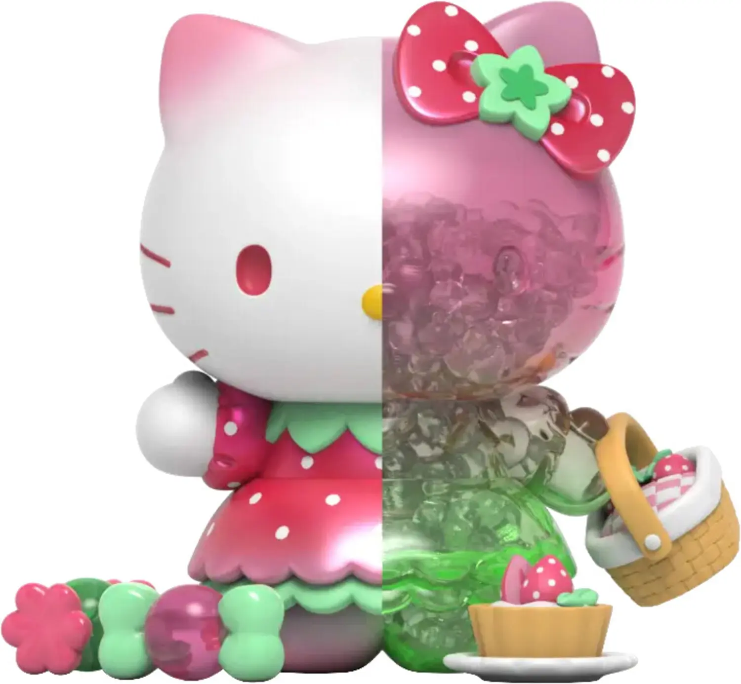 Sanrio Kandy Seasonal Sweets Collection - Hello Kitty Floral Daydream Vinyl Collectible Action Figurine/Statue, Flowers Design, Windowbox Treat, Gifting Option, Kandy Seasonal Mix