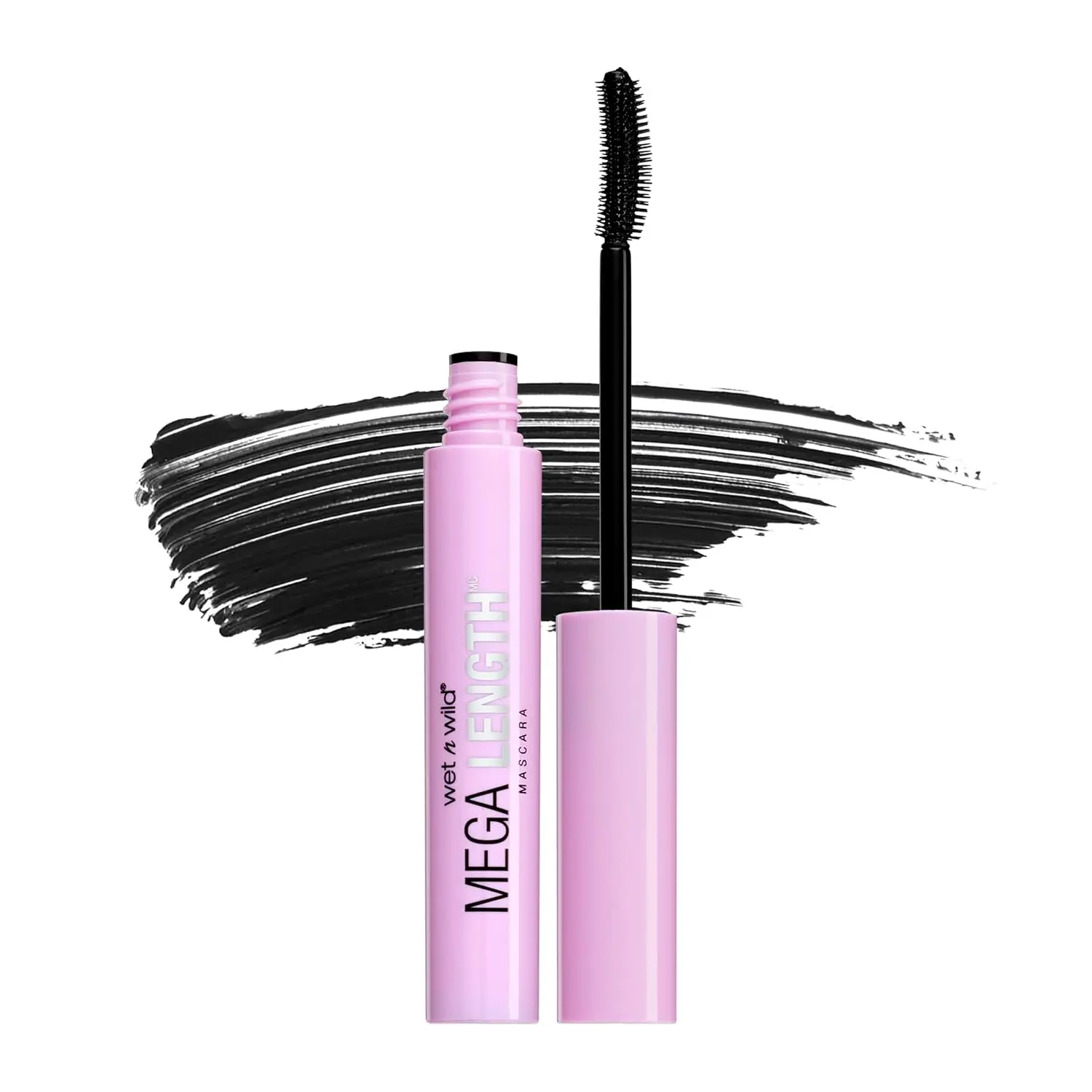 wet n wild Lengthening Makeup Mascara - Vitamin E Enriched, Precision Comb Brush, Multi-Free (Cruelty, Gluten, Sulfate) & Vegan - Very Black for chics Brow Nourishing