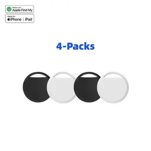 4-Packs Tracker (for iOS only) is Suitable for Cars, Pets, Luggage, Keys, Wallets, and is compatible with Apple Find My.