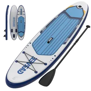 [GAOMON]Inflatable Paddle Board for Adults, 10.6 ft Stand Up Paddle Board with Premium Accessories, Non-Slip EVA Deck, Ultra-Light Carry Bag Pump, SUP for Youth & Adults of All Skill Levels,Blue